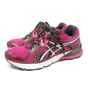 Asics Gel-Preleus Running Sneakers in Hot Pink/White Womans size 6.5
